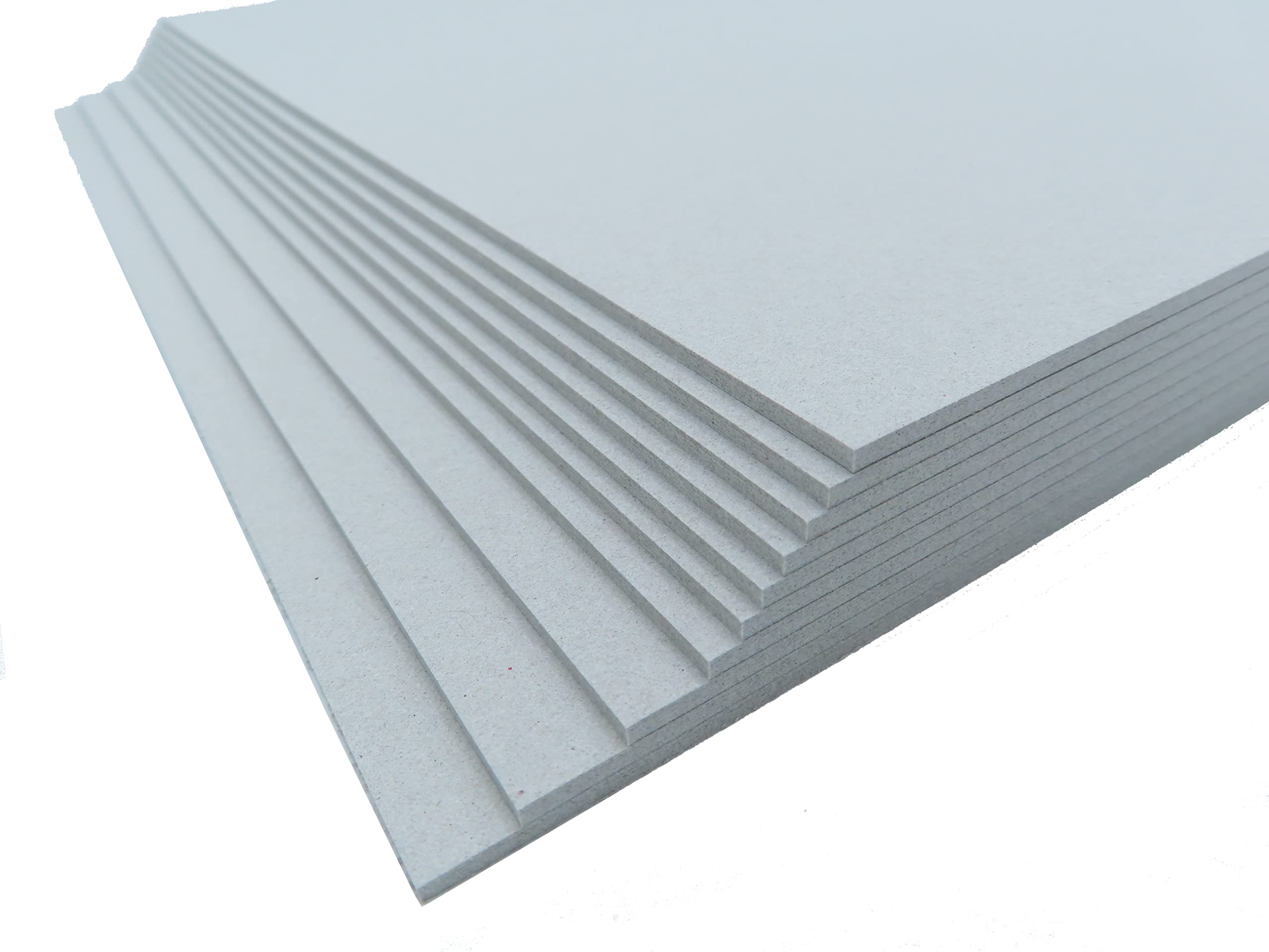 Amazon | 厚紙 両面 グレー ボード A4+5mmサイズ(302mm*215mm) 10枚